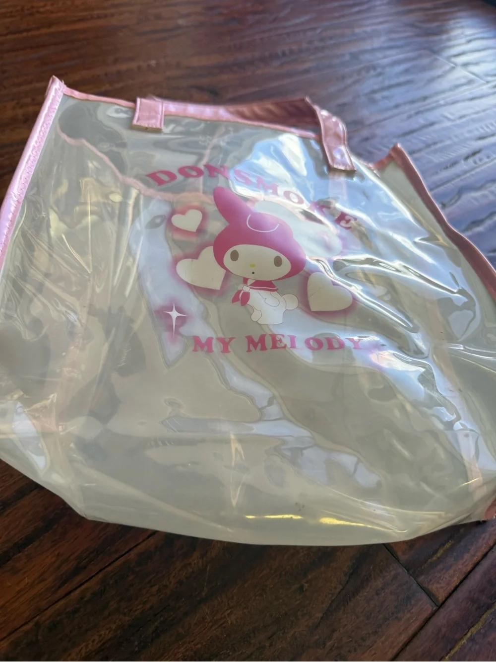 My Melody Pink Clear Tote Bag -